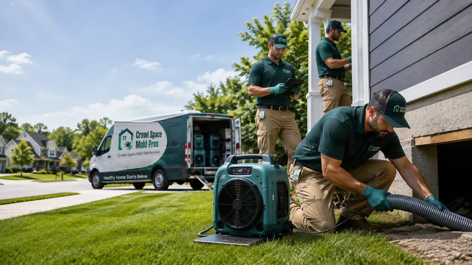 Crawl Space Mold Removal in Middletown, RI